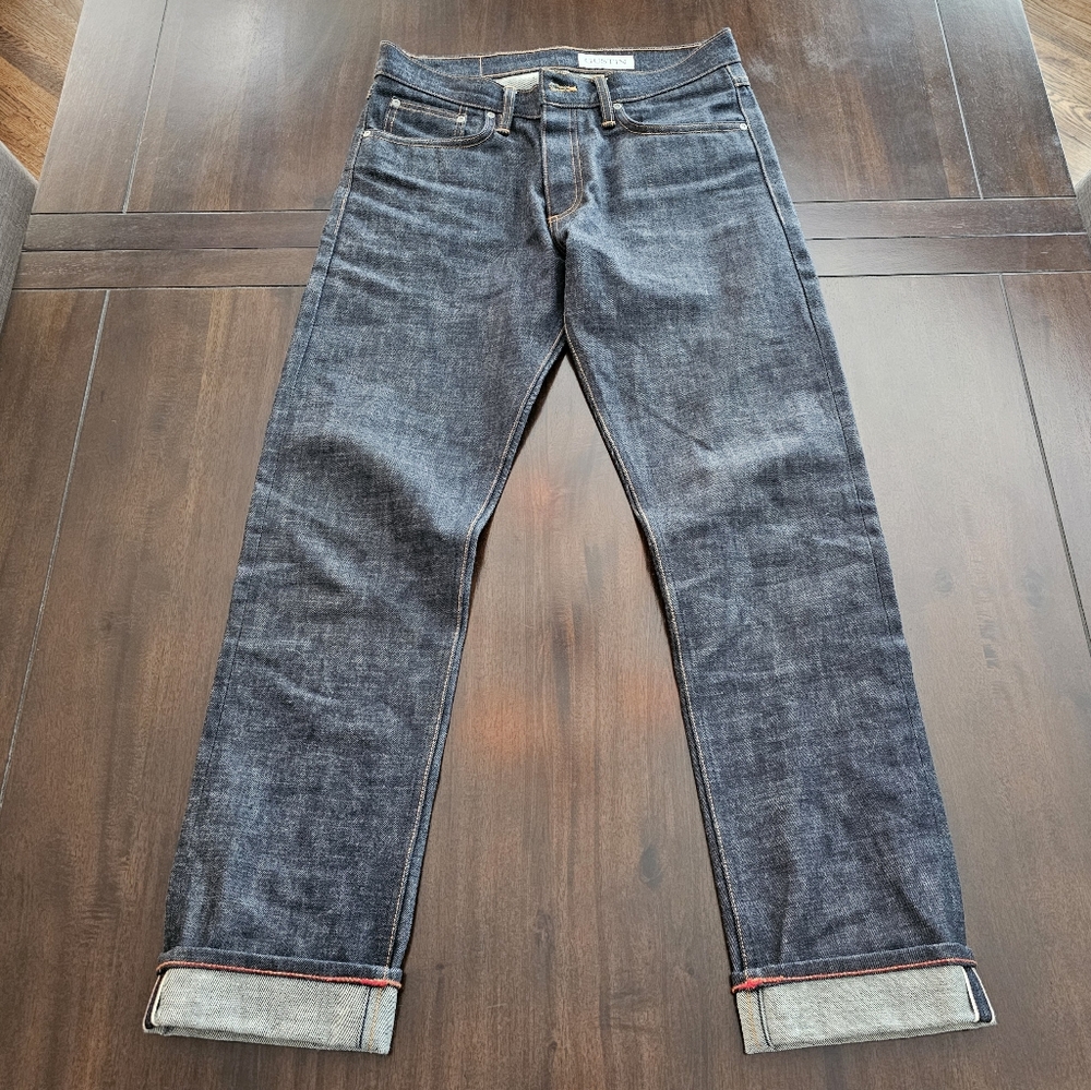 Gustin #75 Okayama Standard Selvedge Jeans Size 34 Slim